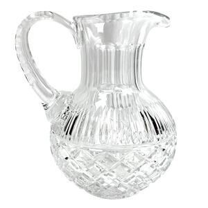 Versailles by Crystal Clear Industries 60 OZ Heavy Sparkling Crystal Pitcher!